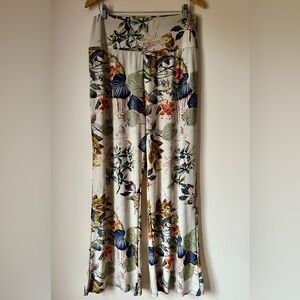 WinWin Palazzo Pants Multicolored Elastic Wide Waist Band Pull On Size 2XL-3XL